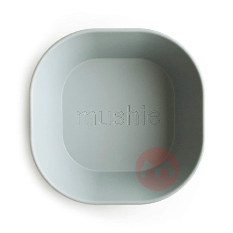 Mushie Denmark Mushie Food Grade Silicone Mangkuk Makanan Pelengkap Dua Potong Asli Luar Negeri Edisi Lokal