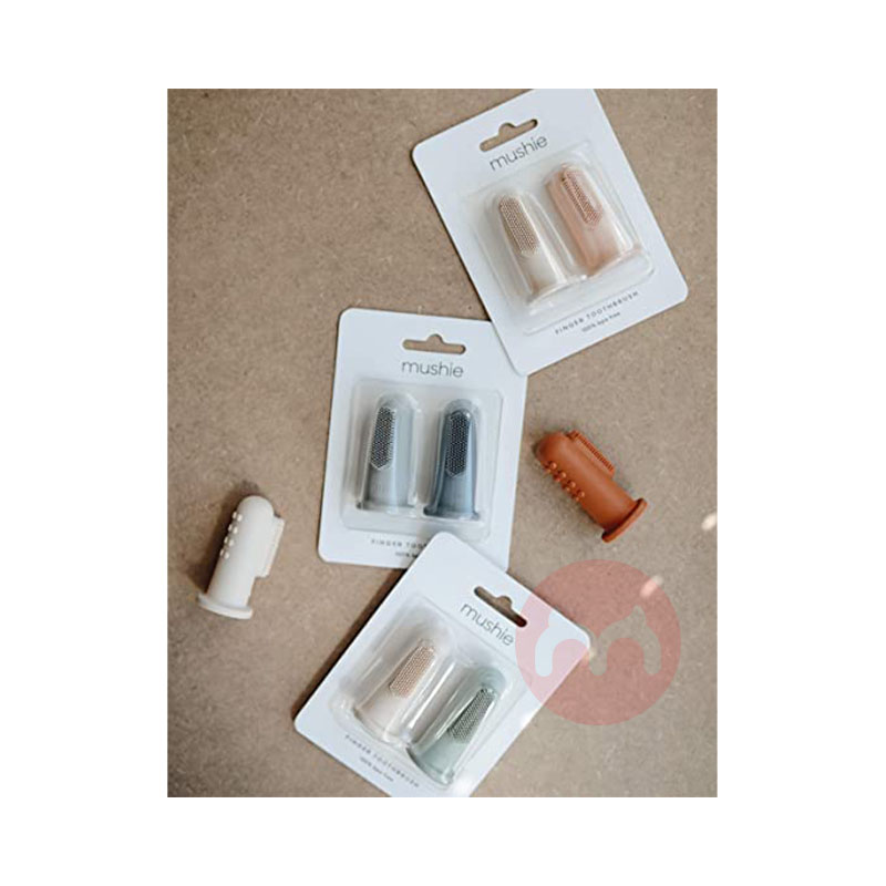 Mushie Denmark Mushie Newborn Finger Toothbrush Original Overseas Local Edition