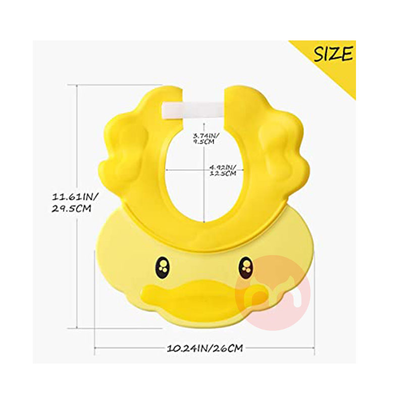 Einesin Topi mandi anak, sampo bayi yang dapat disesuaikan, dan topi tahan air perawatan rambut selama lebih dari 6 bula