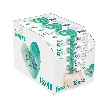 Pampers Pure Water Baby Wipes Asli Luar Negeri
