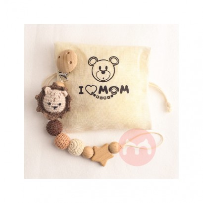 RUBY rantai dot kayu singa asli luar negeri