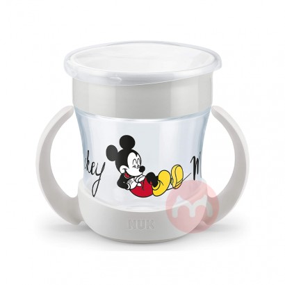 NUK Jerman NUK Silicone Leakproof Learning Cup Abu-abu 160 ML Asli Edi...