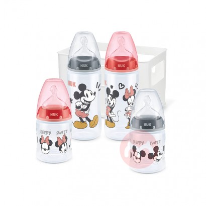 NUK Germany NUK Botol Bayi Anti-kolik Set 4 Buah Mickey Luar Negeri Ed...
