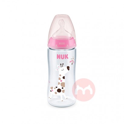 NUK Germany NUK Wide Mouth Botol Bayi Anti-kolik 300ml Pink 6-18 Bulan...