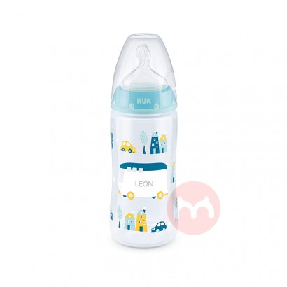 NUK Jerman NUK Ortodontik Dot Botol Bayi Biru 300ml 6-18 Bulan Asli Lu...