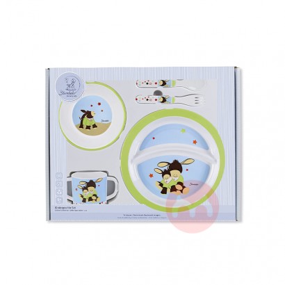 Sterntaler Jerman Peralatan makan anak-anak set hijau asli lokal luar ...