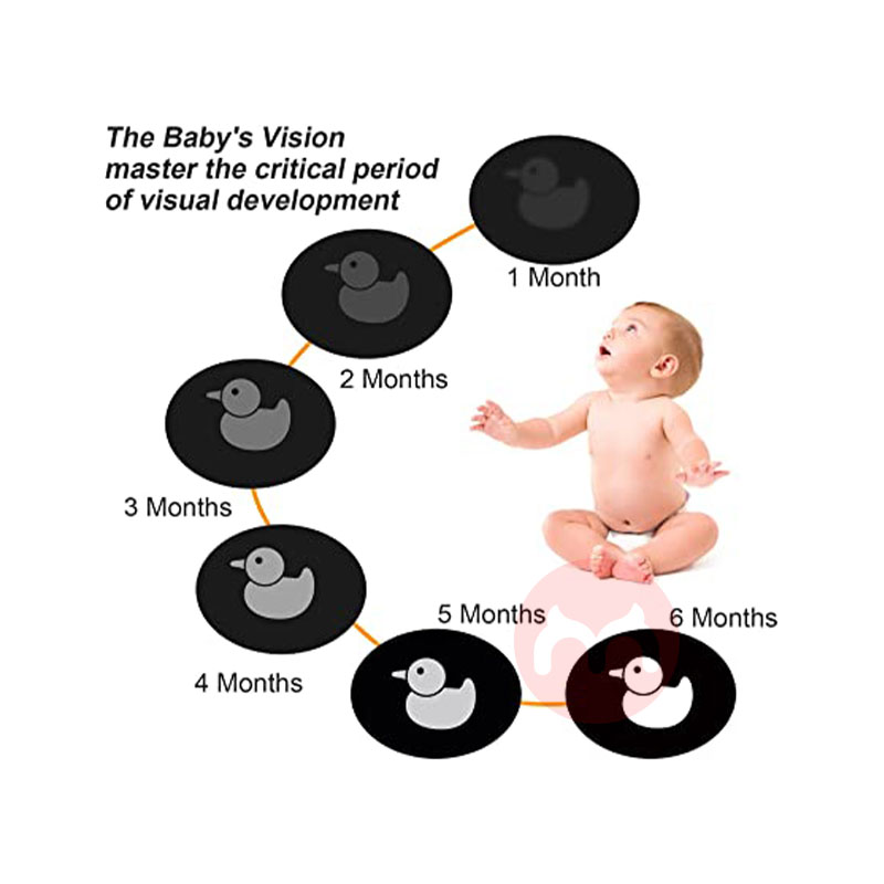 Funvce German Funvce kartu stimulasi visual bayi hitam dan putih di luar negeri asli lokal