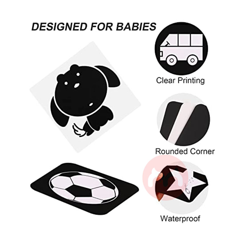 Funvce German Funvce kartu stimulasi visual bayi hitam dan putih di luar negeri asli lokal