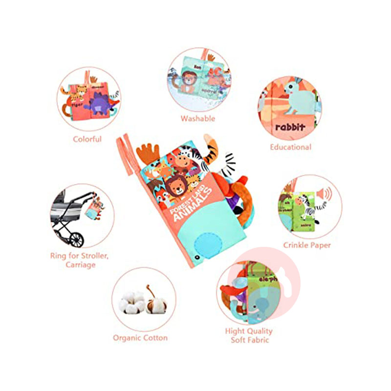 Vicloon Bahasa Jerman Vicloon Bayi Hewan Ekor Buku Kain Tema Luar Negeri Asli Lokal