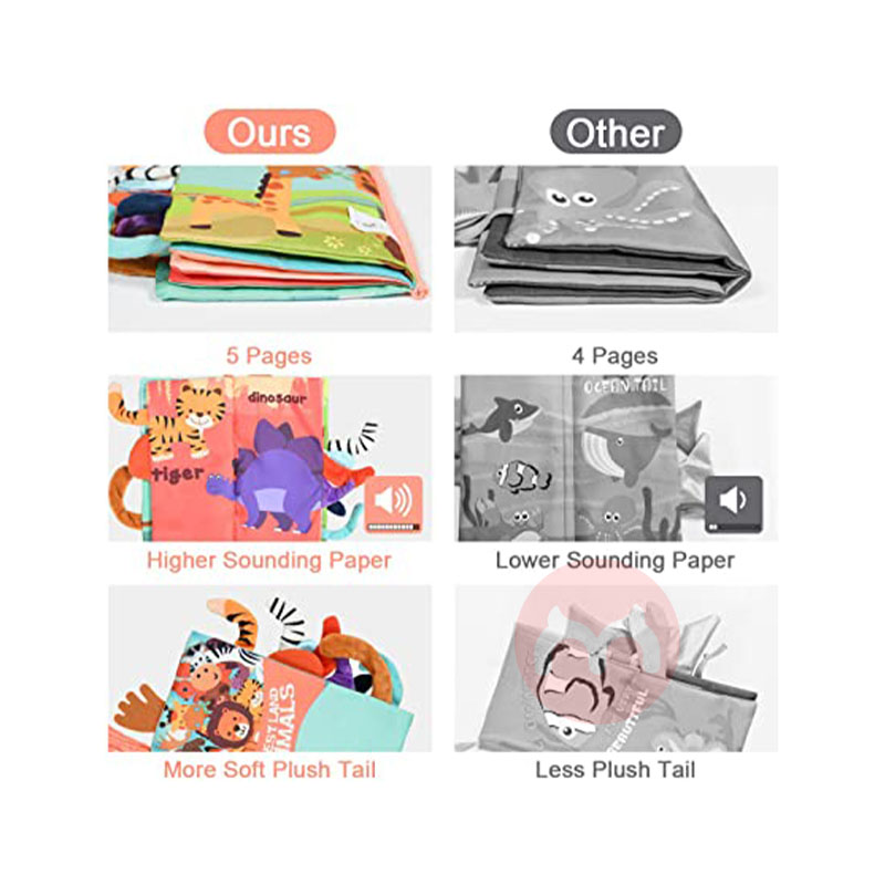 Vicloon Bahasa Jerman Vicloon Bayi Hewan Ekor Buku Kain Tema Luar Negeri Asli Lokal