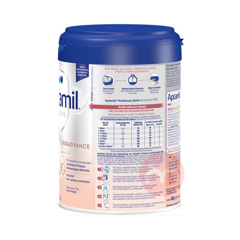 pra-bubuk Edisi Susu Aptamil Jerman Edisi Platinum * 4 kaleng edisi luar negeri edisi baru