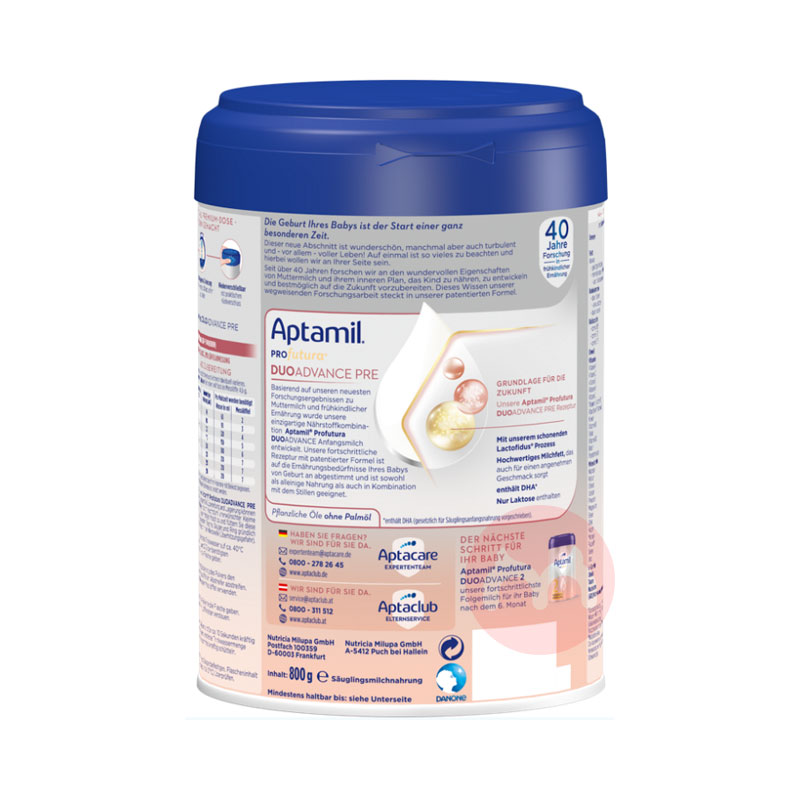 pra-bubuk Edisi Susu Aptamil Jerman Edisi Platinum * 4 kaleng edisi luar negeri edisi baru