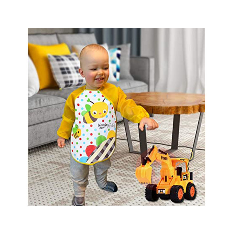 Vicloon German Vicloon Baby Lengan Panjang Tahan Air Bib 4 Paket Asli Luar Negeri