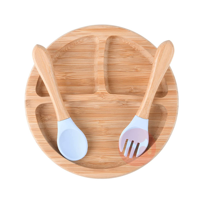 Vicloon German Vicloon Baby Suction Cup Set dan Sendok Asli Luar Negeri Versi Lokal