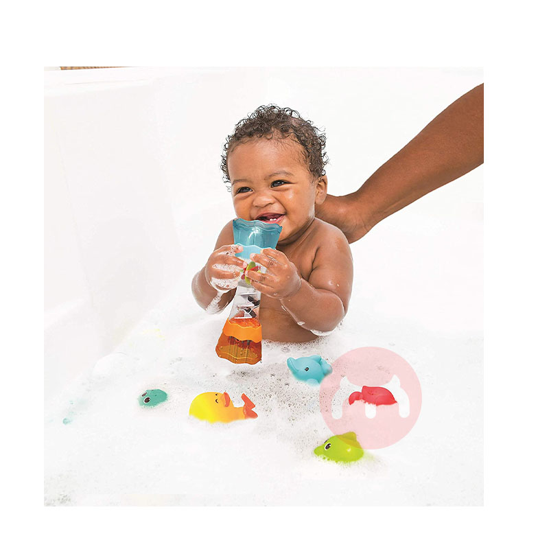 Infantino Mainan mandi bayi Amerika asli lokal luar negeri