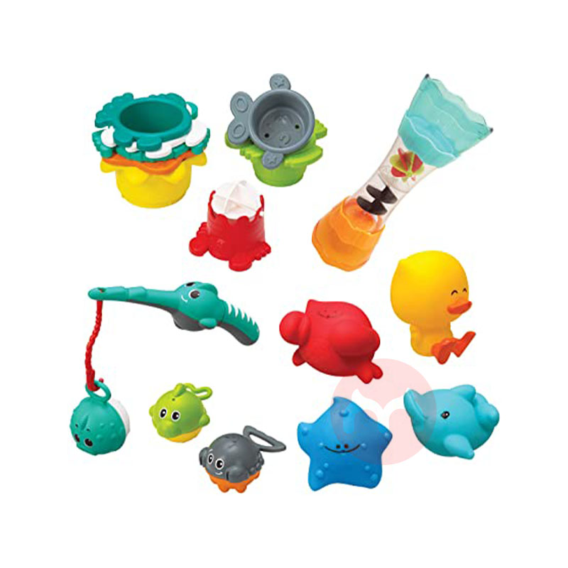 Infantino Mainan mandi bayi Amerika asli lokal luar negeri