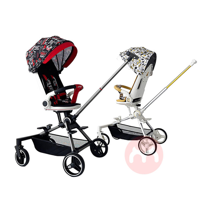 BEBELUX Satu tombol melipat stroller portable