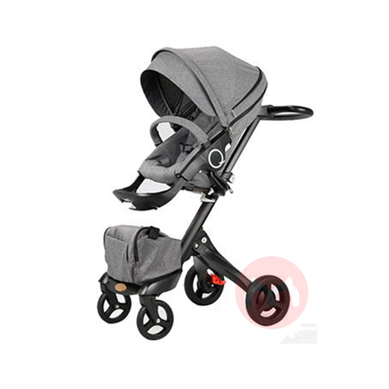 Jinghui Penampilan tinggi melipat baby stroller