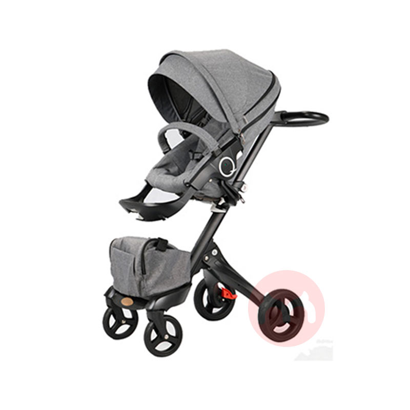 Jinghui Penampilan tinggi melipat baby stroller