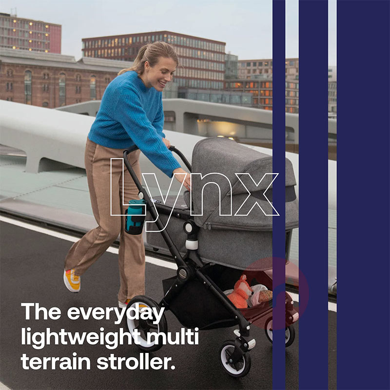 Bugaboo Dua dalam satu mobil yang nyaman dan otomatis melipat baby stroller