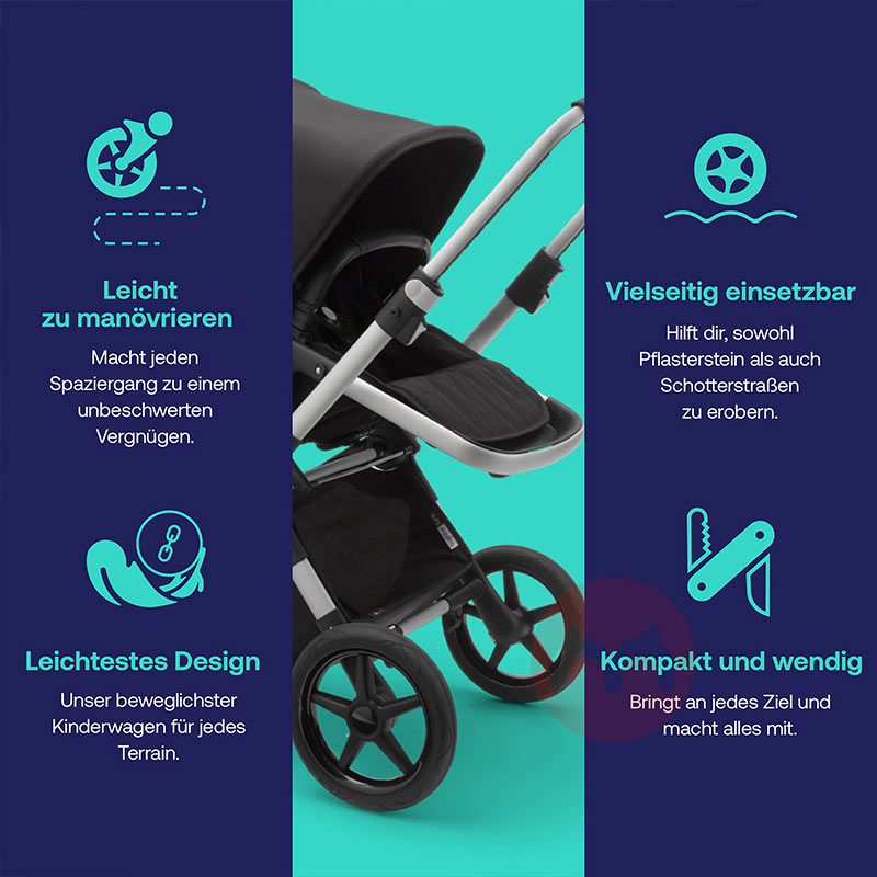 Bugaboo Dua dalam satu dua arah jalan yang bisa dilipat