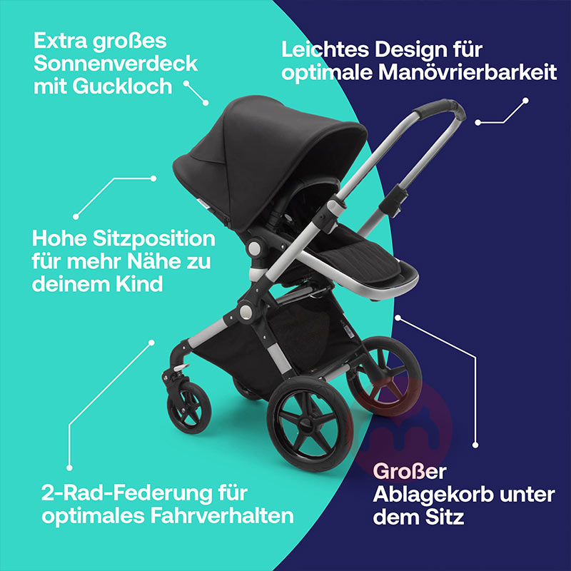 Bugaboo Dua dalam satu dua arah jalan yang bisa dilipat