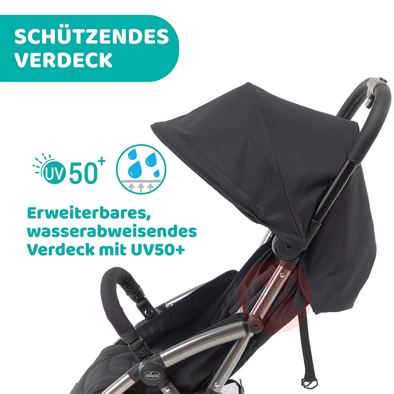 Chico satu tombol melipat pengawal bayi portable