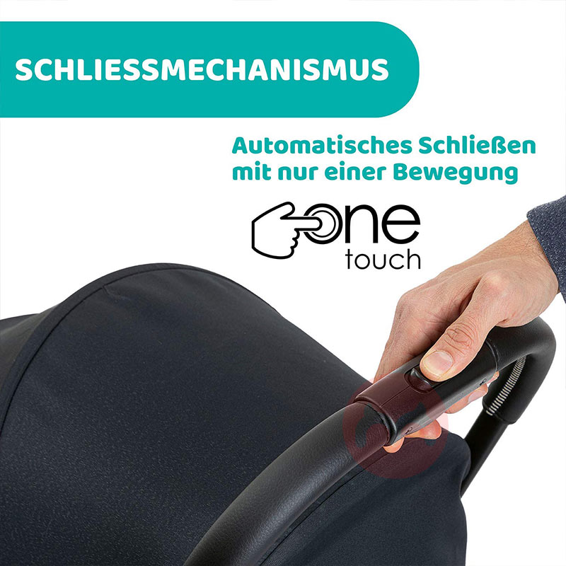 Chico satu tombol melipat pengawal bayi portable