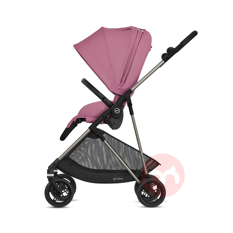 Cybex Satu tombol melipat ultralight Magnolia baby stroller merah muda