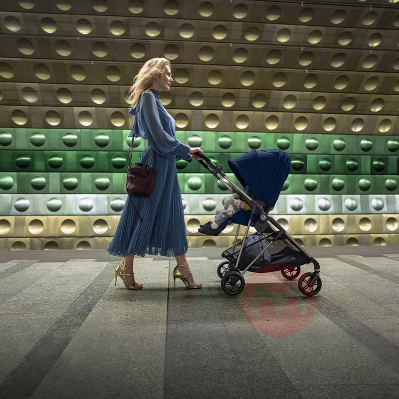 Cybex Satu tombol melipat ultralight Magnolia baby stroller merah muda