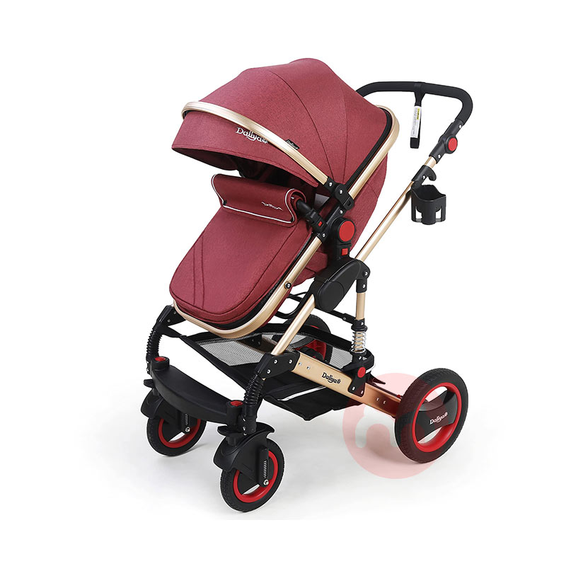 Daliya Pakaian merah elegan multifunksional stroller