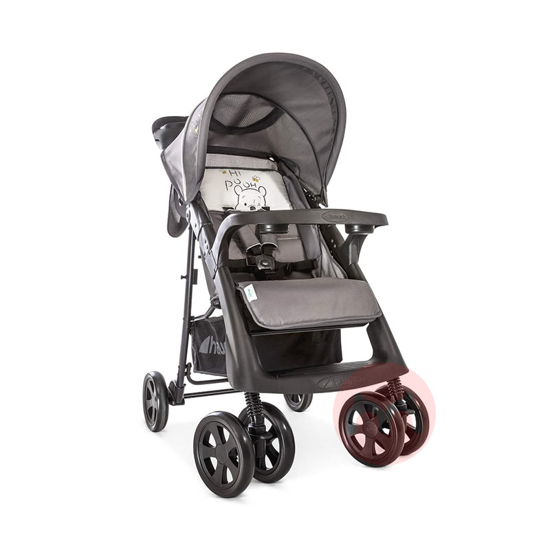 Hauck One hand folding portable Winnie Bear stroller