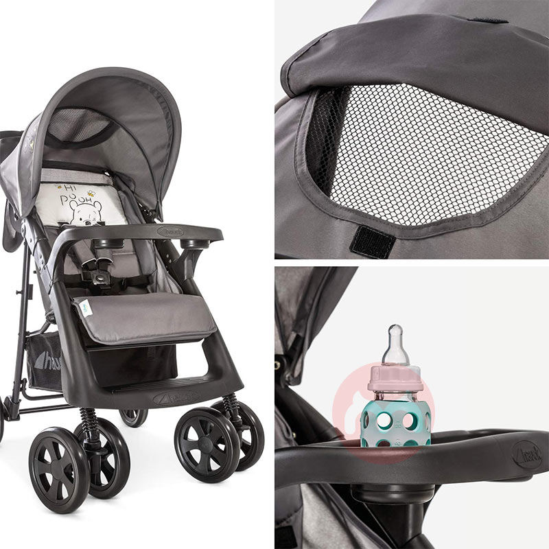 Hauck One hand folding portable Winnie Bear stroller