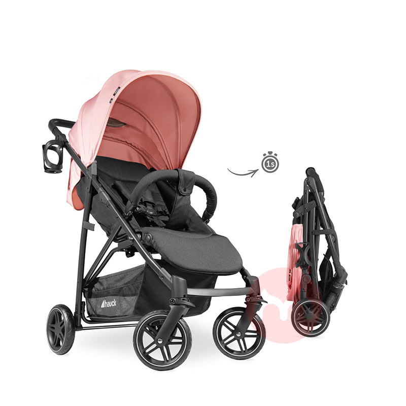 Hauck Pakaian merah muda bayi yang bisa dilipat