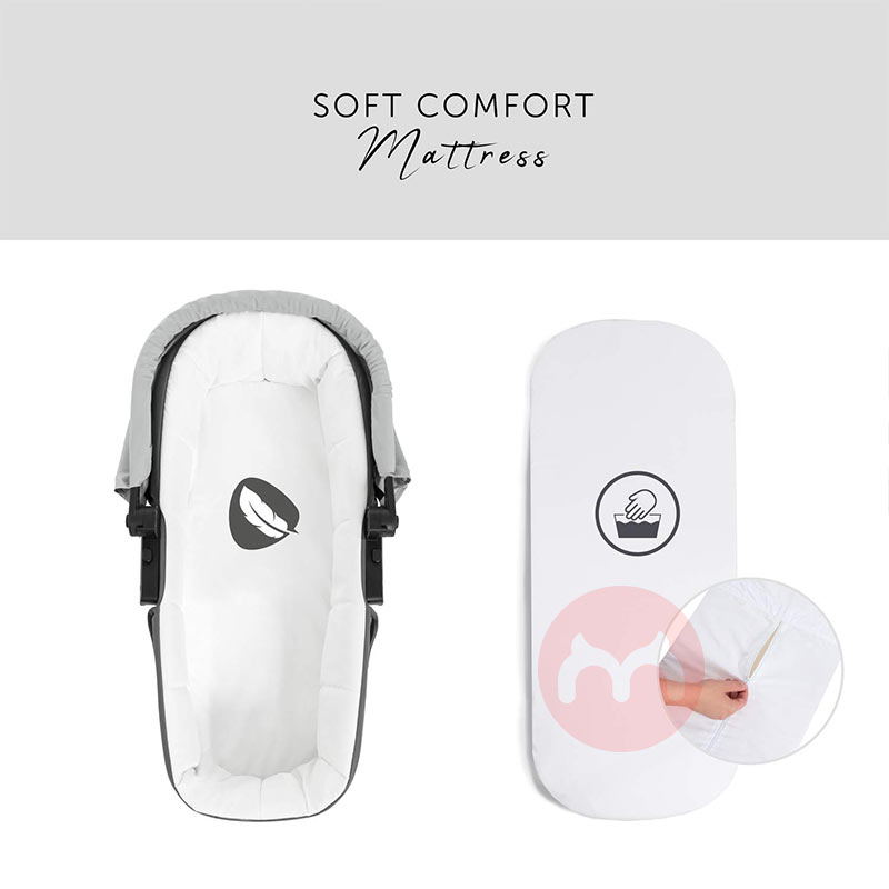 Hauck Tiga dalam satu pemandu bayi abu-abu yang bisa dipilih