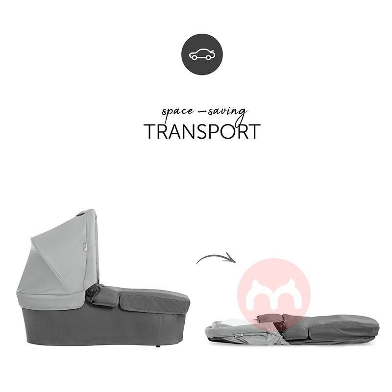 Hauck Tiga dalam satu pemandu bayi abu-abu yang bisa dipilih