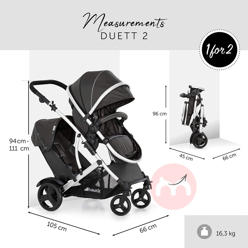 Hauck Gelombang kembar yang dapat disesuaikan