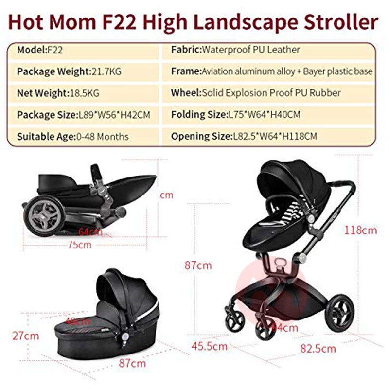 Hot Mom Dua dalam satu telur bayi stroller