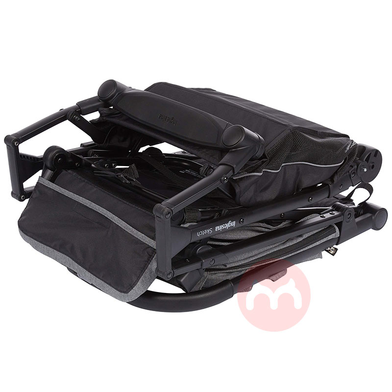 Inglesina Pengendali bayi abu-abu yang bisa dibawa