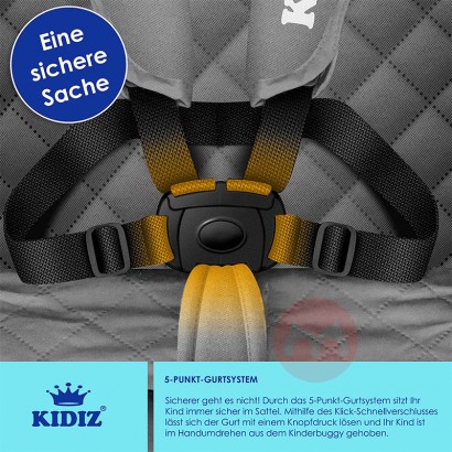 KIDIZ melipat pakaian bayi stroller berbaring