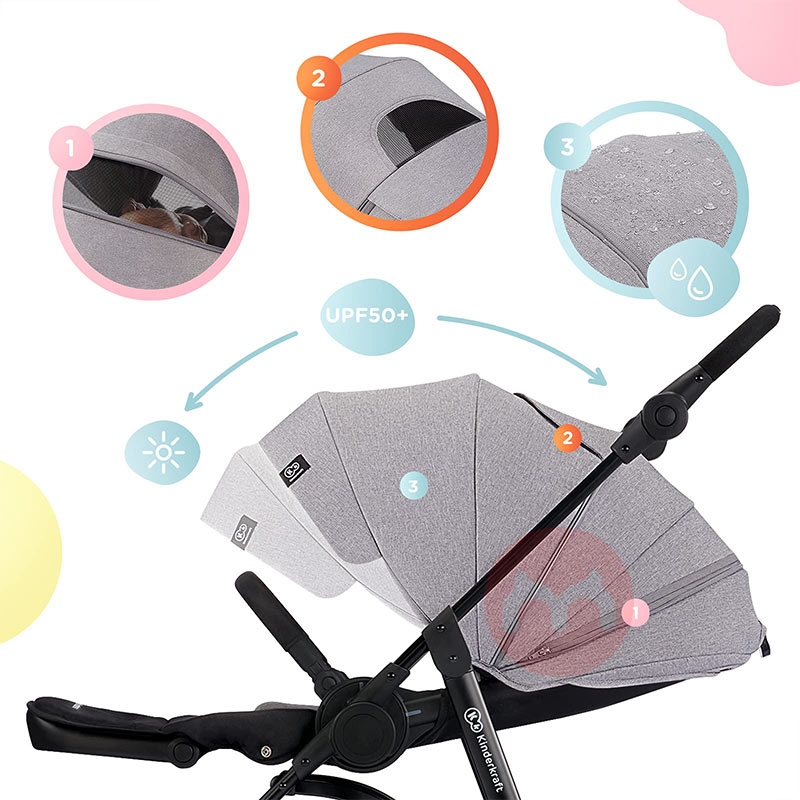 Kinderkraft Penyerapan kejutan dan pengantar bayi layar matahari