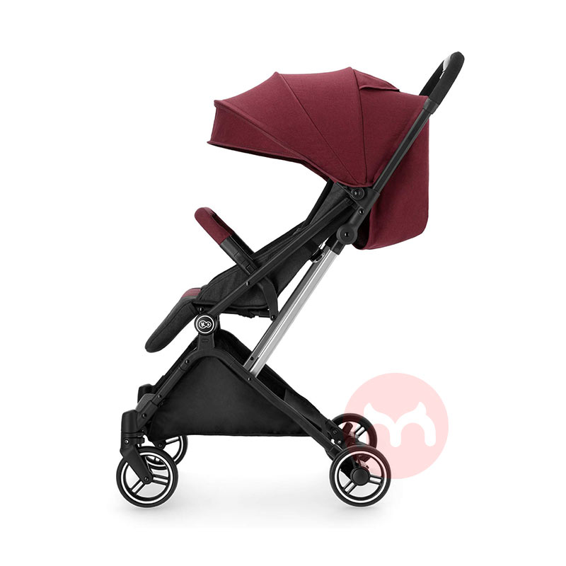 Kinderkraft Free adjusting portable wine red baby stroller