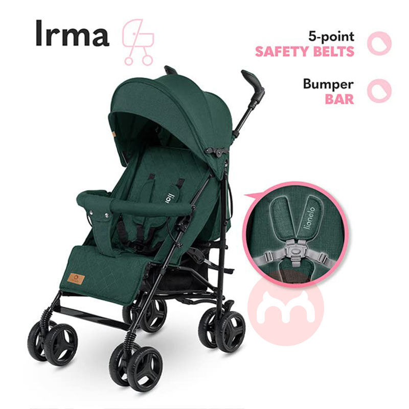 Lionelo Pengendali bayi hijau melipat ringan