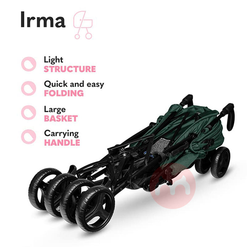 Lionelo Pengendali bayi hijau melipat ringan