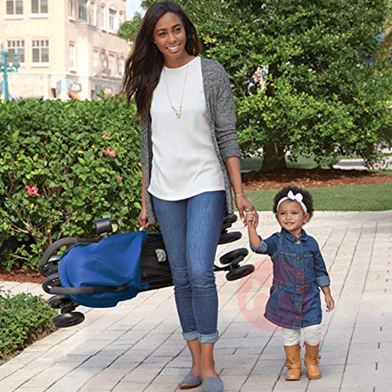 GRACO Sedikit perjalanan kecil biru baby stroller