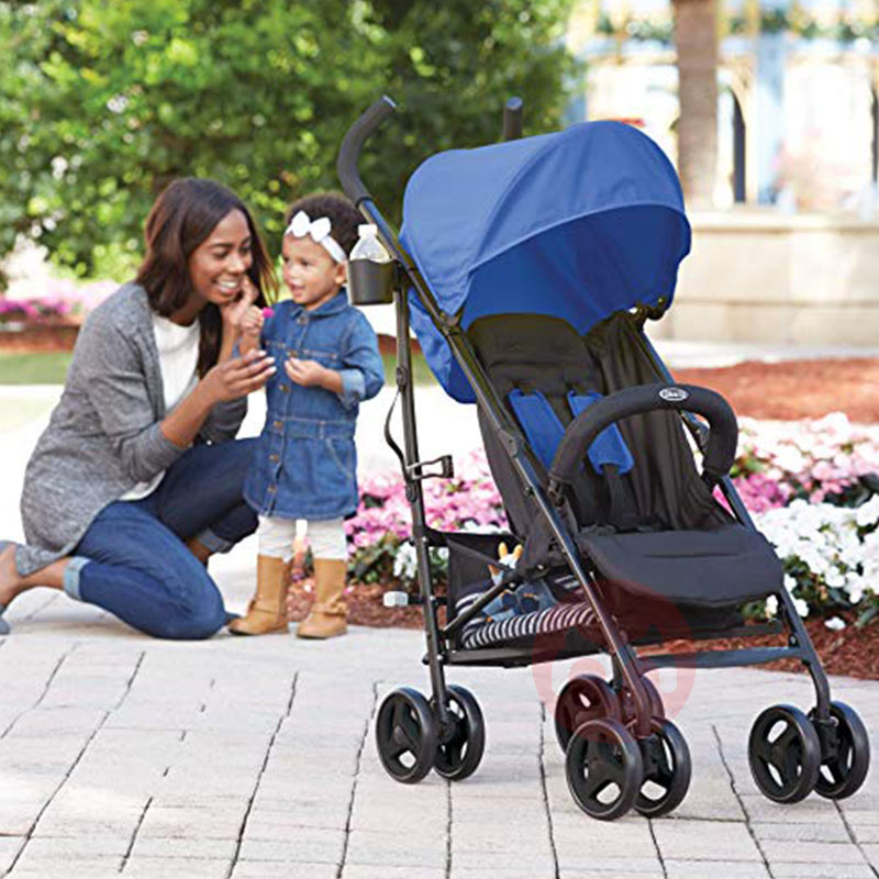 GRACO Sedikit perjalanan kecil biru baby stroller