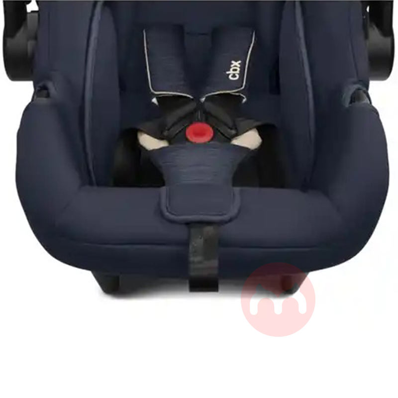 Cybex Tiga dalam satu paket kombinasi biru baby stroller