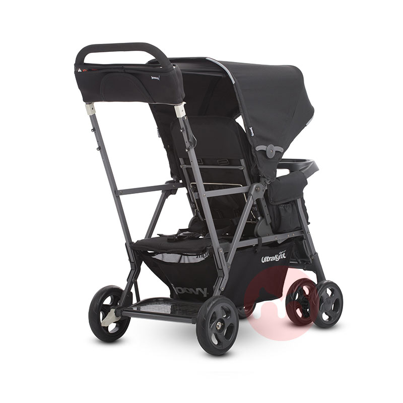 Joovy Perjalanan bayi hitam grafit kembar ultra ringan