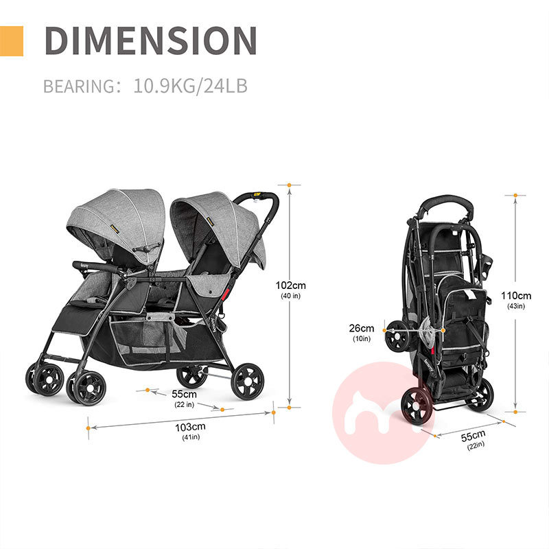 Besrey Perjalanan dua orang di depan dan belakang