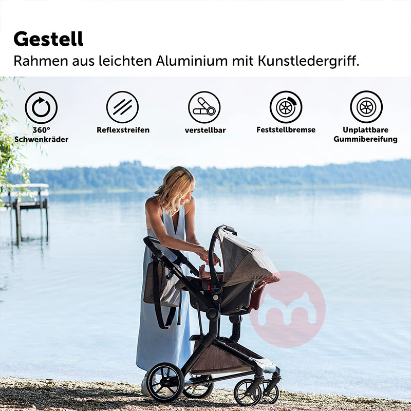 Bergsteiger Tiga dalam satu baju abu-abu pengembara bayi